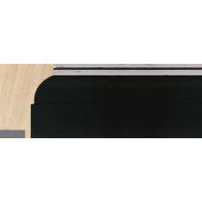 Amberley black with silver edge